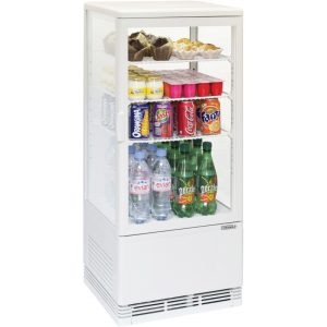 MINI KÜHLVITRINE 78L - WEISS