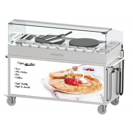 MOBILE DOPPEL CRÊPES STATION 40 - EINBAU | Dasgastro.de MOBILE DOPPEL CRÊPES STATION 40 - EINBAU